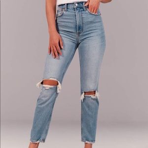 Ultra High Rise Ankle Straight Jeans